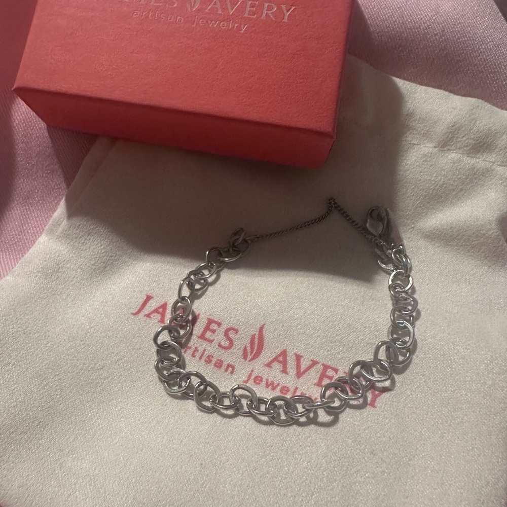 James Avery charm bracelet chain links 925, Medium